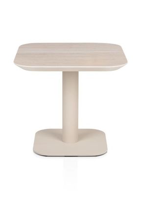 XOOON Brianto, Couchtisch 50 x 50 cm - Keramik Platte - Beige - 7