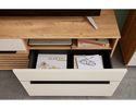 Interliving Anbauwand 2032, Eiche/Sandbeige - Beige/Braun - 2
