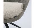 Trendhopper Stuhl "Yuna", drehbar, taupe - Taupe - 7