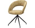 Trendhopper Stuhl "Yuna", drehbar, gelb - Curry - 2