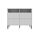 Kommode "Florenz" mit 2 Türen und 2 Fächern - Secret Grey - 6
