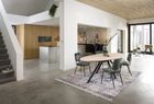 XOOON Arvada, Tisch 190 x 100 cm. - ovale - Fusse an der seite - Beige, Braun - 11