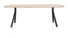 XOOON Arvada, Tisch 190 x 100 cm. - ovale - Fusse an der seite - Beige, Braun - 6