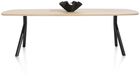 XOOON Arvada, Tisch 250 x 110 cm. - ovale - Fusse an der seite - Beige, Braun - 6