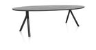 XOOON Arvada, Tisch 250 x 110 cm. - Ellipse - Fusse an der seite - Schwarz - 2
