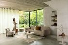 XOOON Brianto, Couchtisch 50 x 50 cm - Keramik Platte - Beige - 13