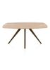 XOOON Arvada, Esstisch 160 x 100 cm, oval, 4 Beine - Beige, Weiß, Gelb - 1