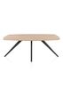 XOOON Arvada, Esstisch 190 x 100 cm, oval, 4 Beine - Beige, Weiß, Gelb - 1