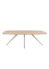 XOOON Arvada, Esstisch 220 x 110 cm, oval, 4 Beine - Beige, Weiß, Gelb - 1