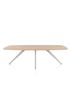 XOOON Arvada, Esstisch 250 x 110 cm, oval, 4 Beine - Beige, Weiß, Gelb - 1
