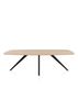 XOOON Arvada, Esstisch 250 x 110 cm, oval, 4 Beine - Beige, Weiß, Gelb - 1