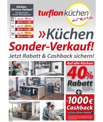 Turflon Küchenarena: Sonder-Verkauf