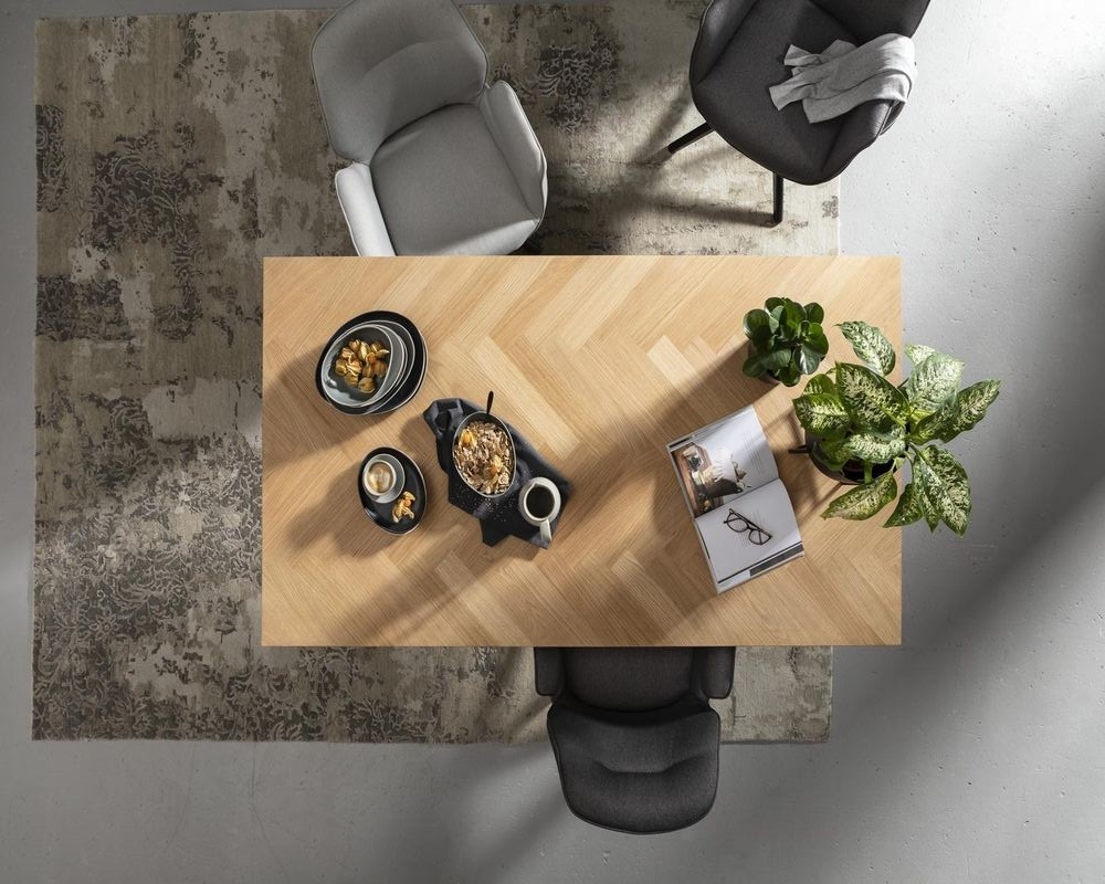 Actona Esstische Heller Actona Holz-Esstisch - Ansicht von oben