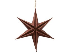 Stern "Kassia", braun, Durchmesser ca. 20 cm