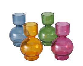 Vase aus Glas, ca. 19 cm hoch