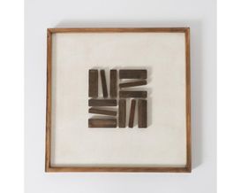 Bild "Posito" aus recyceltem Holz