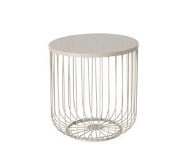 Tisch "Cindy" aus Eisen, rund, ca. 38 cm