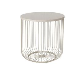 Tisch "Cindy" aus Eisen, rund, ca. 45 cm