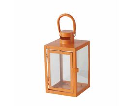 Laterne "Arana", orange, ca. 18,2 cm