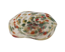 Dekoschale "Silea" aus Glas, ca. 33 cm