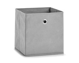 Aufbewahrungsbox "Lisa" aus Vlies, ca. 28 cm, hellgrau