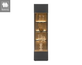 Musterring Vitrine "Trevio" 7250, Kerneiche Umato, Lack anthrazit