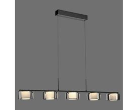 LED-Pendelleuchte "Rika" mit Rauchglas