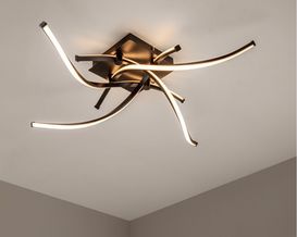 LED-Deckenleuchte "Sandra" dimmbar, mit Farbtemperaturwechsler, Fernbedienung und Memory-Funktion