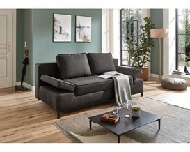 Verwandlungssofa "Seisla" inkl. Schlaffunktion, Bettkasten und Kissen