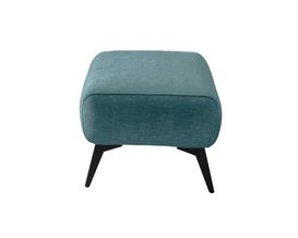 Hocker "Berlin" blau, ca. 63x63 cm