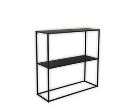 Konsolentisch "Mirko", Metall schwarz