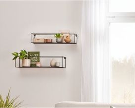 Wandregalset "Mira", 2-teilig, aus Metall