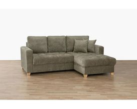 Wohnlandschaft, leger, "Marburg", grün, inkl. Zierkissen