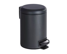 Treteimer "Leman" schwarz, 3 Liter