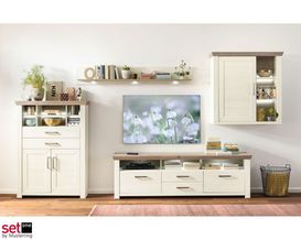 Hängeelement Set One by Musterring "York" weiß/Eiche