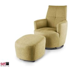 Sessel Set One by Musterring "SO 1450" Wipp-/Drehfunktion senf/gelb