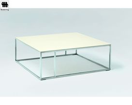 Couchtisch "Nela" Musterring Keramik Arktis/Edelstahl