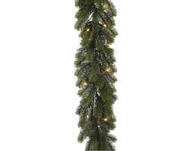 Tannengirlande inkl. Lichterkette, ca. 180 cm lang