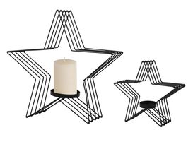 Kerzenhalter Stern, groß, ca. 34x36 cm