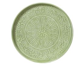 Dekoteller aus Eisen, ca. 32 cm