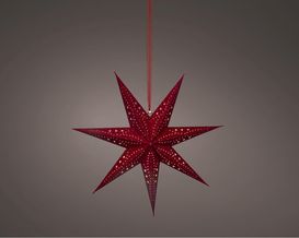 LED-Stern aus Papier, ca. 38 cm