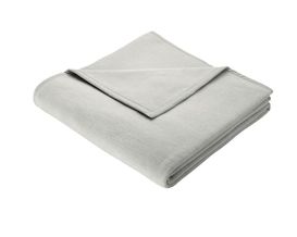 Wohndecke, Silber, ca. 150x200 cm
