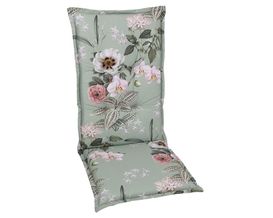 Sesselpolster hoch, gemustert, ca. 120x50 cm