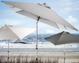 Sonnenschirm "Darz" anthrazit mit Kurbel