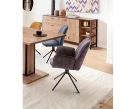 Armlehnstuhl "Mendig" anthrazit