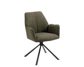 Armlehnstuhl "Metz", drehbar, grün