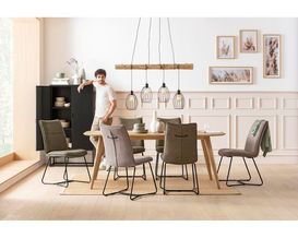 Kufenstuhl "Moss" dunkelgrün