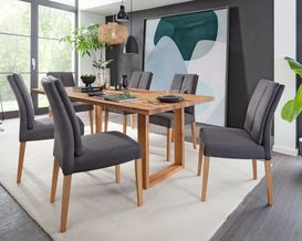 Polsterstuhl "Stich" anthrazit