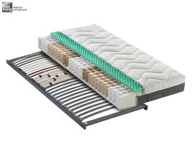 Interliving 1916 Matratzenset, Matratze und Lattenrost, ca. 90x200 cm, Härte 3