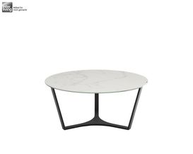 Interliving 6208 Couchtisch "Valentina" Keramik silver